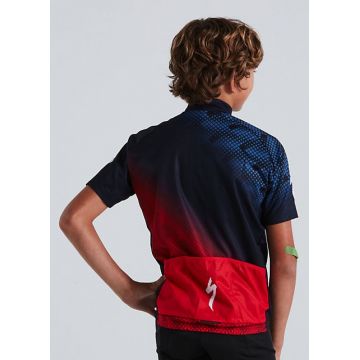 Tricou SPECIALIZED RBX Comp Youth SS - Navy Rosu