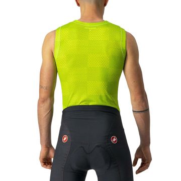 Castelli - bluza de corp ciclism PRO Mesh BL Sleeveless - verde electric lime fluo
