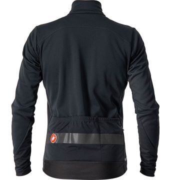 Castelli - jacheta ciclism iarna pentru barbati Raddoppia 3 jacket - Negru gri Reflex