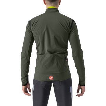 Castelli - Jacheta ciclism vreme rece sau iarna, Alpha Ultimate Insulated jacket - verde inchis militar kaki