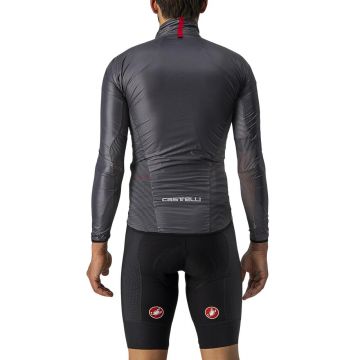 Castelli - jacheta ciclism vreme rece sau vant Aria Shell jacket - gri antracit