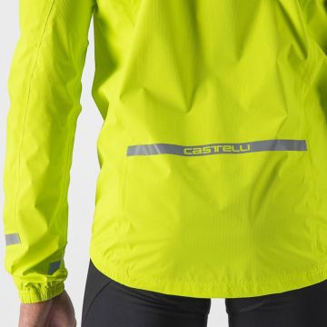 Castelli - Jacheta ciclism waterproof ploaie Emergency 2 Rainjacket - galben fluo