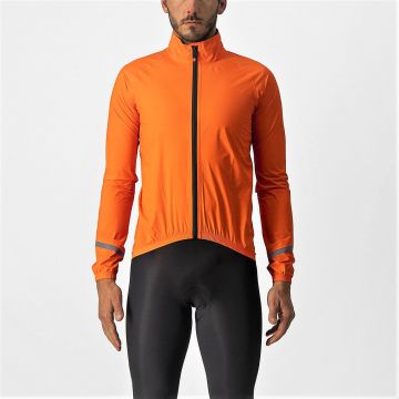 Castelli - Jacheta de ploaie Emergency 2 Rainjacket - portocaliu