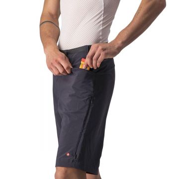 Castelli - pantaloni ciclism scurti si largi pentru barbati Unlimited Trail Baggy Short - negru
