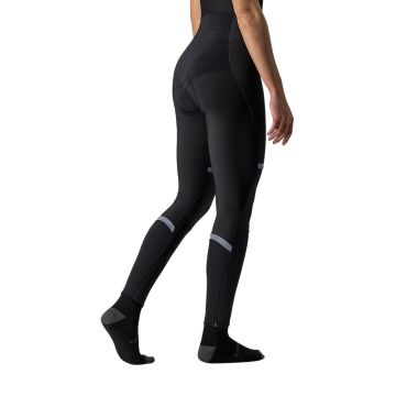 Castelli - pantaloni lungi ciclism cu bretele femei vreme rece si vant Polare 3 Bibtights - negru