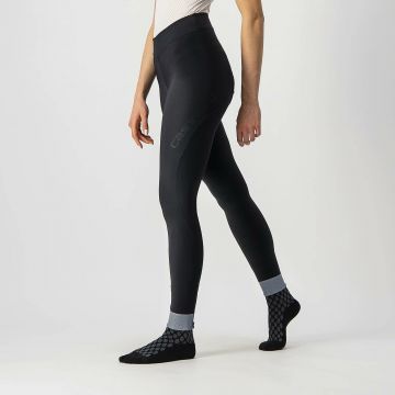 Castelli - pantaloni lungi ciclism pentru femei ploaie sau vreme rece, Tutto Nano Women tights - negru