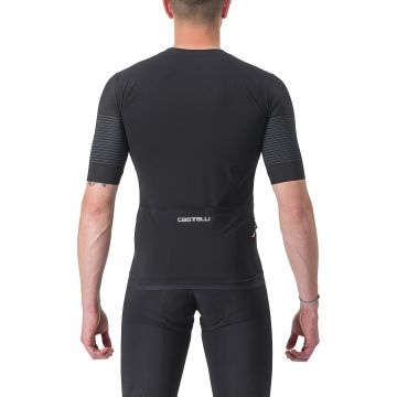 Castelli - tricou ciclism barbati, maneca scurta Premio jersey - negru