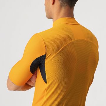 Castelli - tricou pentru ciclism cu maneca scurta Endurance Elite Jersey - portocaliu deschis pop