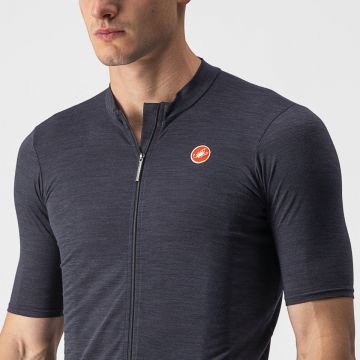 Castelli - tricou pentru ciclism cu maneca scurta Essenza Jersey - negru