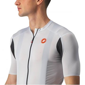Castelli - tricou pentru ciclism cu maneca scurta Superleggera 2 Jersey - alb negru