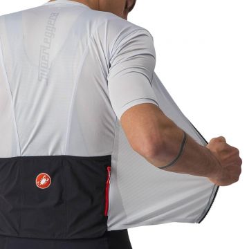 Castelli - tricou pentru ciclism cu maneca scurta Superleggera 2 Jersey - alb negru