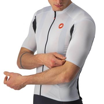 Castelli - tricou pentru ciclism cu maneca scurta Superleggera 2 Jersey - alb negru