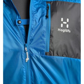 Haglofs - Jacheta vant barbati L.I.M Shield Hood Men Nordic - albastru gri magnetita