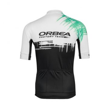 Hiru - tricou ciclism barbati maneca scurta Advanced SS Factory Jersey - alb verde menta negru