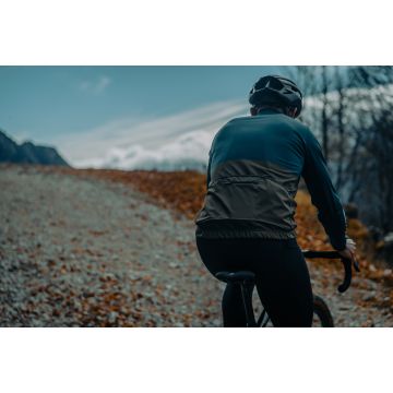 Northwave - jacheta ciclism pentru barbati iarna sau vreme rece Blade Light jacket - gri inchis negru galben fluo