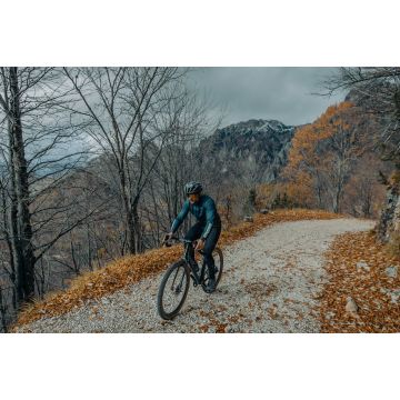 Northwave - jacheta ciclism pentru barbati iarna sau vreme rece Blade Light jacket - gri inchis negru galben fluo