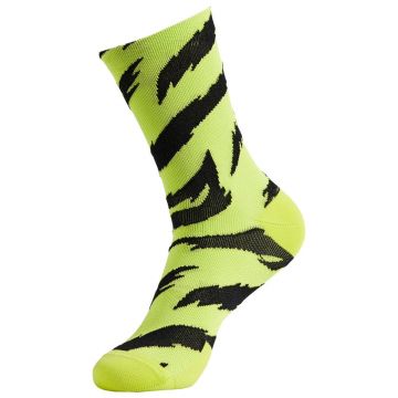 Specialized - Sosete ciclism Soft Air tall - verde fluo negru