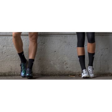 Spiuk - Set sosete ciclism medii ANATOMIC medium long 2 socks pack - negru