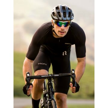 Spiuk - Tricou ciclism maneca scurta PROFIT Summer SS Jersey -  negru