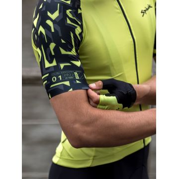 Spiuk - Tricou ciclism maneca scurta Top Ten SS jersey - verde lime negru