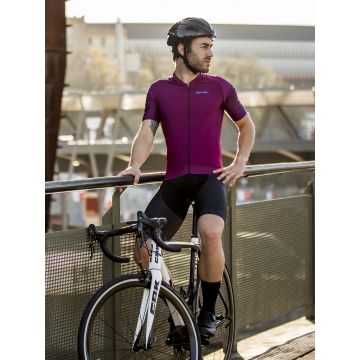 Spiuk - Tricou ciclism pentru barbati maneca scurta Max SS men jersey - bordeaux red