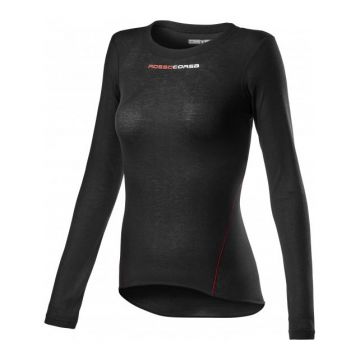 Castelli bluza corp cu maneca lunga pentru femei - Prosecco Tech Long Sleeve Women - negru