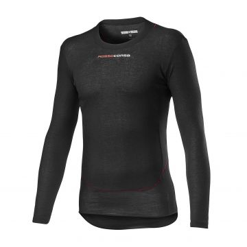 Castelli bluza de corp cu maneca lunga Prosecco Tech Long Sleeve - negru