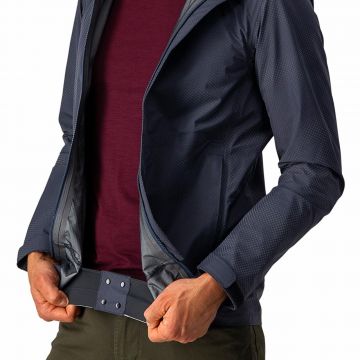 Castelli Commuter Reflex - jacheta ciclism impermeabila bleumarin