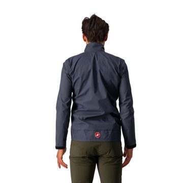 Castelli Commuter Reflex - jacheta ciclism impermeabila bleumarin