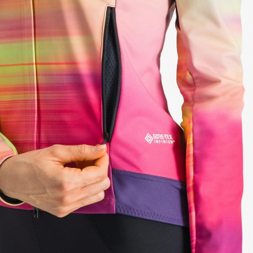 Castelli - jacheta ciclism - Perfetto LTD RoS 2 W 4-14 gr C - roz multicolor