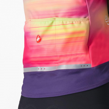 Castelli - jacheta ciclism - Perfetto LTD RoS 2 W 4-14 gr C - roz multicolor