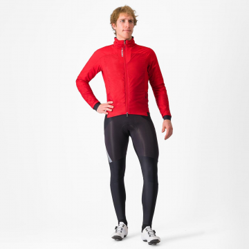 Castelli - jacheta iarna 0-12 gr C - Fly Thermal Jacket - rosu aprins