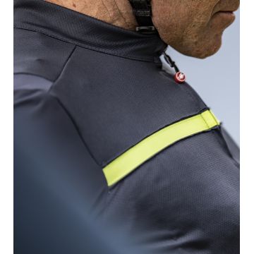 Castelli - tricou pentru ciclism cu maneca scurta Unlimited Jersey - albastru inchis verde Chartreuse