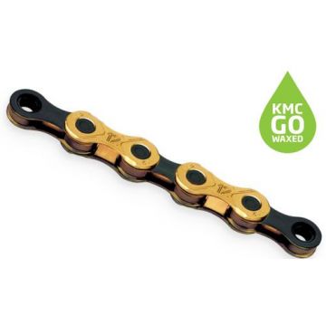 Lant KMC X12 Ti-N Gold/Black, 12 Viteze, 126 Zale, ceruit