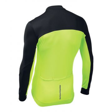 Northwave - bluza ciclism barbati maneca lunga Force 2 - negru galben fluo