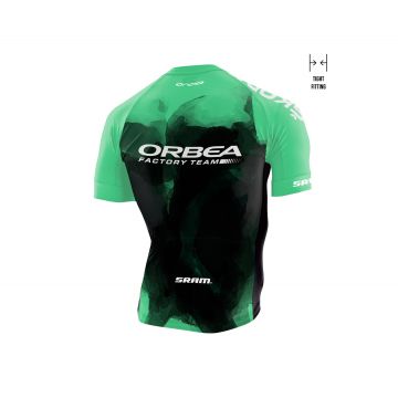Orca - tricou pentru ciclism Orbea Jersey Factory Performance - negru verde