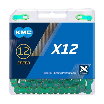 KMC - lant - 12 viteze - X12 - 126 Zale - Aurora Green