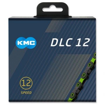 Lant KMC DLC, 12 Viteze, 126 Zale, Negru/Portocaliu