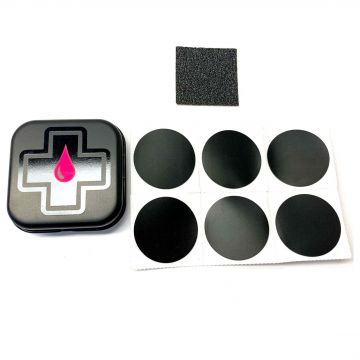 Muc-Off - set petice camera bicicleta Glueless Punture Repair Patch 25mm