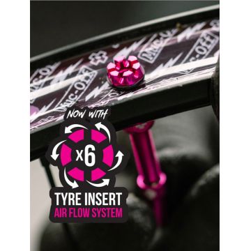 Muc-Off - valve tubeless V2 - Tubeless Valves V2 - portocaliu - 60mm