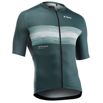 Northwave - tricou ciclism maneca scurta - Force EVO Jersey Short Sleeve - Sage | Light Grey