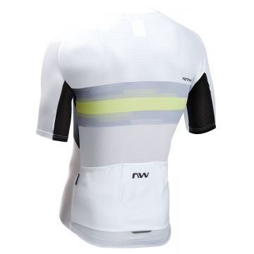 Northwave - tricou ciclism maneca scurta regular fit - Force Evo - alb | galben Matcha Northwave - tricou ciclism maneca scurta regular fit - Force Evo - alb | galben Matcha