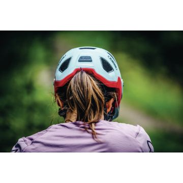 Abus - casca ciclism MTB Modrop Mips - maro inchis cupru metalic negru