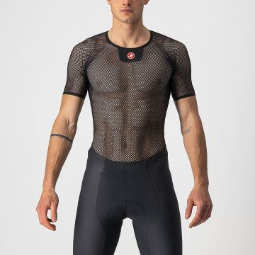 Castelli - bluza de corp cu maneca scurta - Core Mesh 3 SS - 20-30 gr C - negru