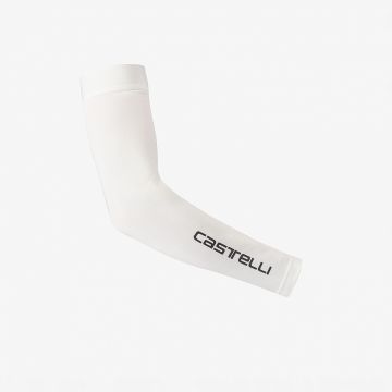 Castelli - incalzitoare brate pentru vara cu protectie solara - Upf 50 + Light Arm 2 Sleeves - alb