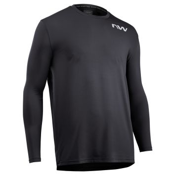 Northwave - tricou ciclism maneca lunga regular fit - Xtrail LS jersey - negru Northwave - tricou ciclism maneca lunga regular fit - Xtrail LS jersey - negru