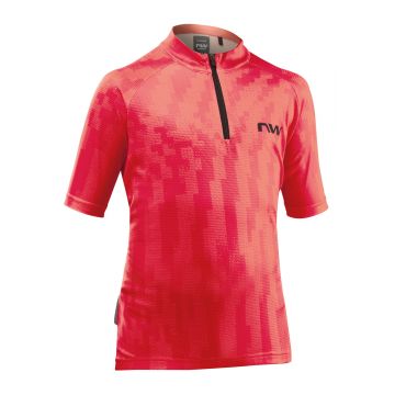 Northwave - tricou ciclism maneca scurta copii - Force Evo K - rosu Radiant - L - 9