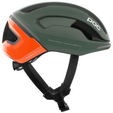 POC - casca ciclism - Omne Beacon Mips - Fluorescent Orange AVIP I Epidote Green Matt