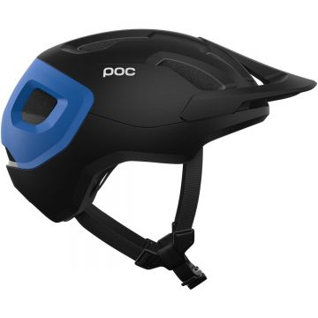 POC - casca MTB - Axion - Uranium Black I Opal Blue Metallic I Matt