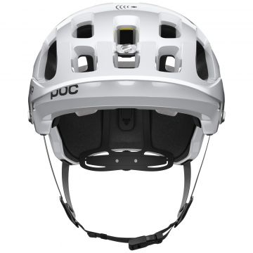 POC - casca MTB - Tectal Race - hydrogen white matt I fluorescent orange AVIP
